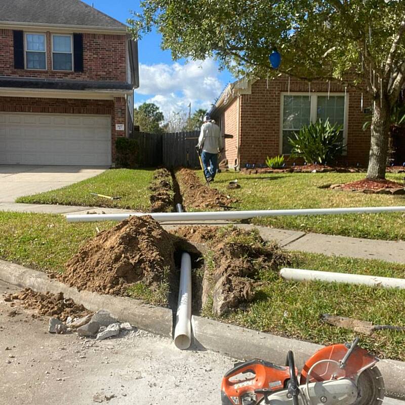 drain street outlet installed in houston tx