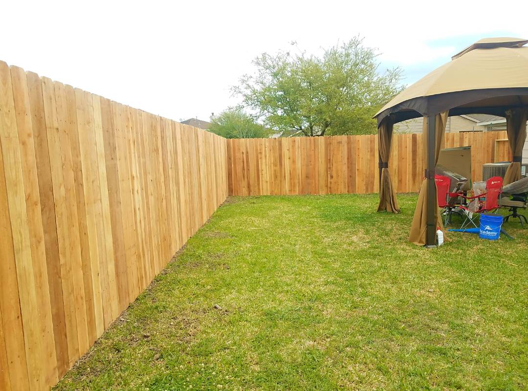wooden fences installed tomball tx