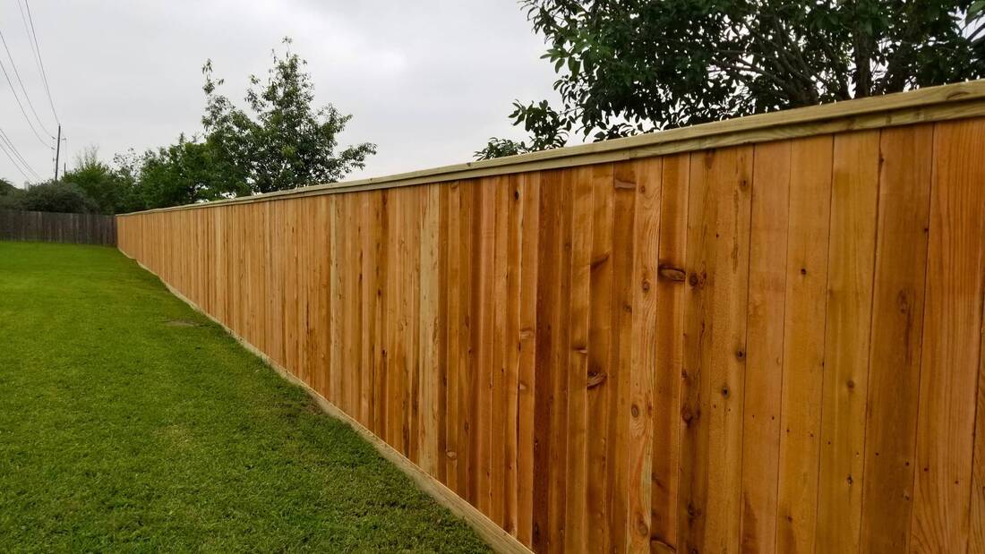 cedar fence installed in katy tx