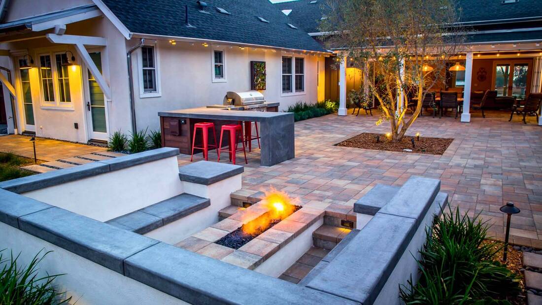 patio-pavers, fire pits installed in the woodlands tx