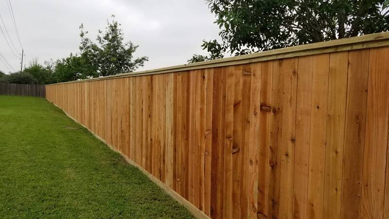 wooden fencing installed in katy tx