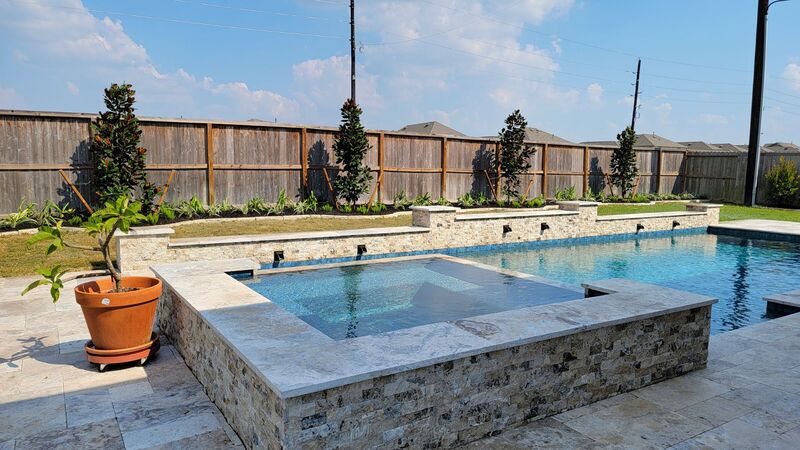 pool-landscape design in richmond tx