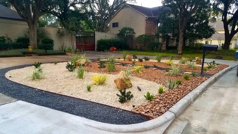 gravel-landscaping install in houston tx