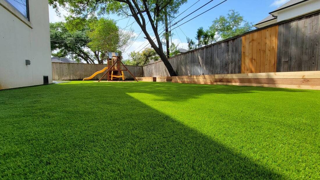 installing turf for backyards