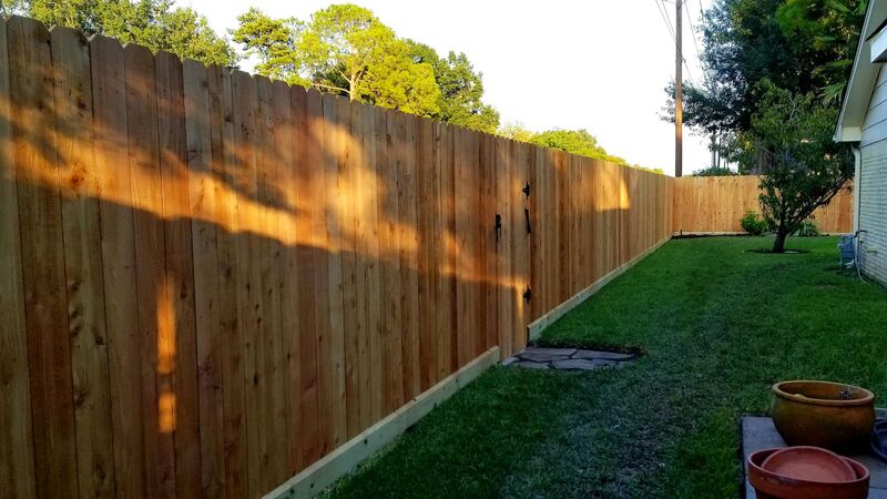 Privacy Wood fence 
